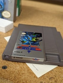 Top Gun Second Mission - Nintendo NES - Cib Complete One Owner