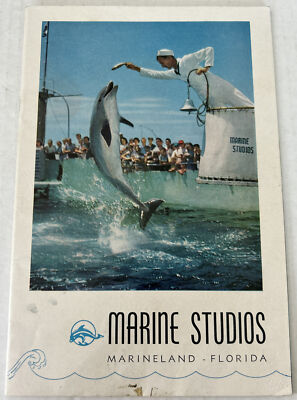 Vintage Marine Studios Marineland, Florida 1948 Broschüre Heft