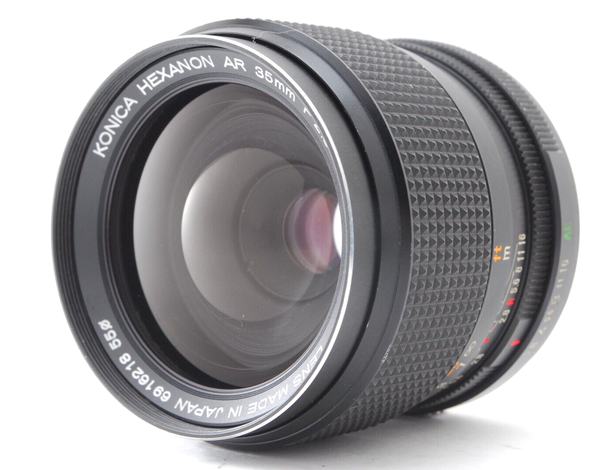 MINT ] Konica Hexanon AR 35mm f2.8 Wide Angle Lens for