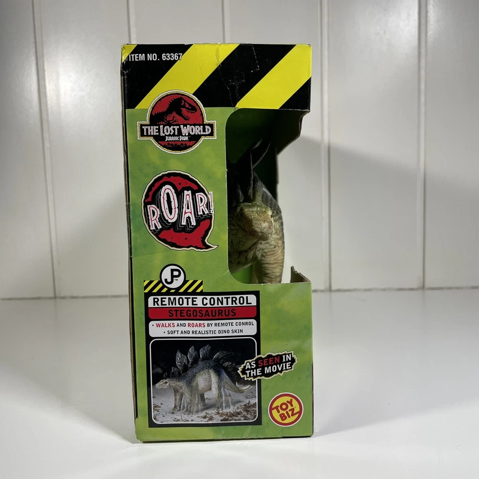 Toy Biz Jurassic Park The Lost World пульт дистанционного управления стегозавр 1997  - Изображение 3 из 4