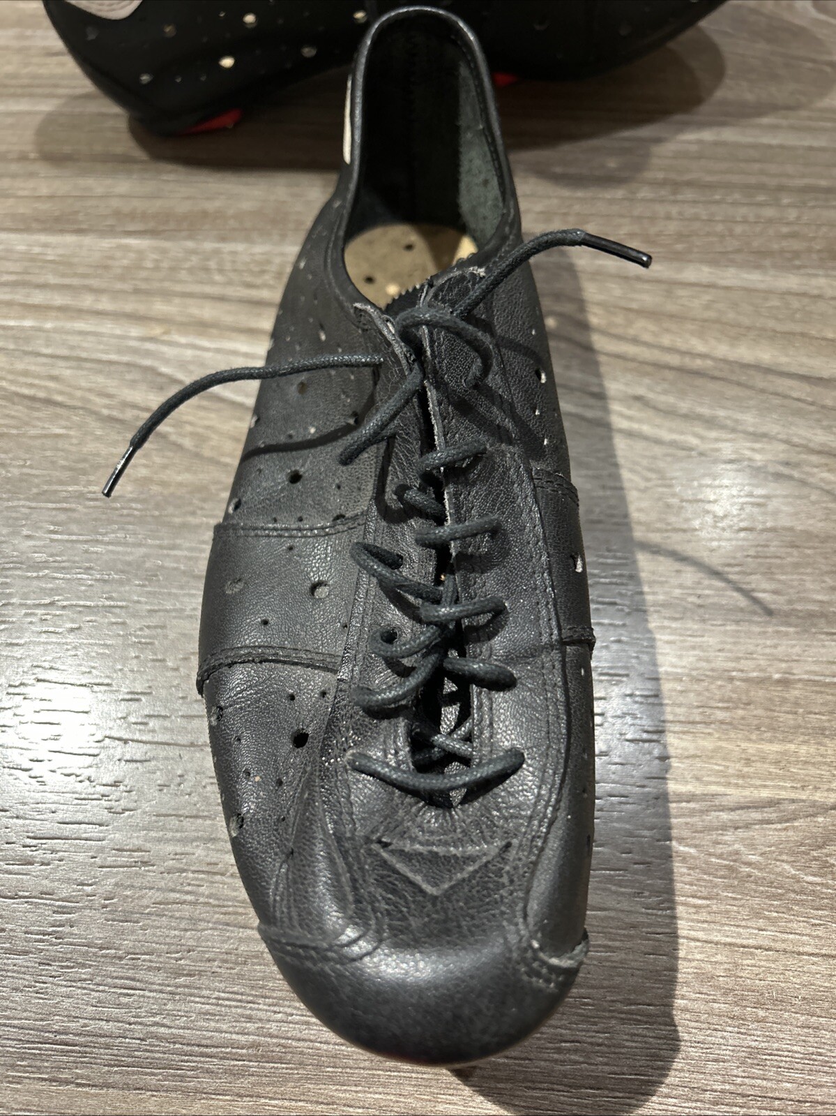 Scarpa Bici da Corsa Eroica Vera Pelle Con annessa tacchetta foto 5