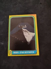 1980 Topps Star Wars #351 Series 3 yellow border model star destroyer