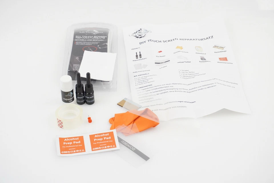 Touchscreen Reparatur Set Smartphone Handy Display Tablet Kratzer Entfernen  - Bild 4 von 4