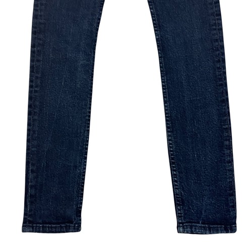 Jeans Levi's 519 skinny slim fit blu scuro uomo 28W 29L denim elasticizzato zip mosca - Foto 3 di 15