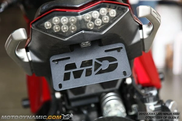 Qwtdaya Motorfiets Tail Tidy Fender Eliminator Kentekenplaathouder Voor KAWASAKI Voor Z 1000SX Voor NINJA 1000 Voor KLE 1000 Voor VERSYS Kentekenplaathouders motorfiets