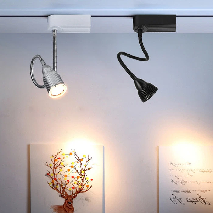 LED COB Ceiling Light L Type Rail Track Lighting Picture Lamp Fixture Bedroom