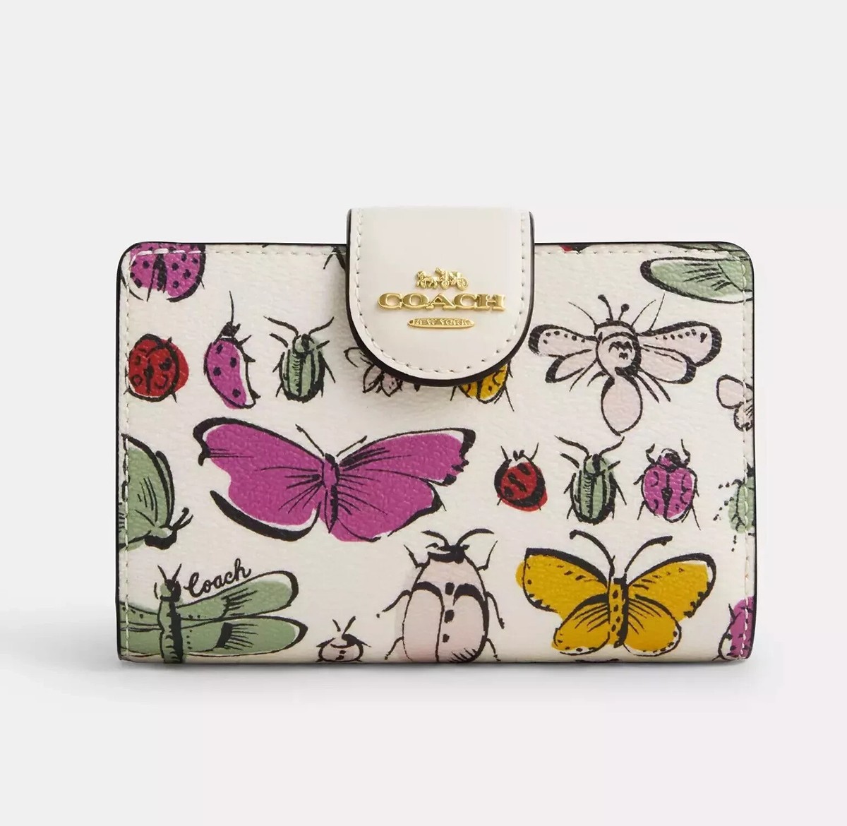 長財布 COACH Medium Corner Zip Wallet With Creature Print CR936 NWT Coach Medium Corner Zip Wallet With Creature Print CR936