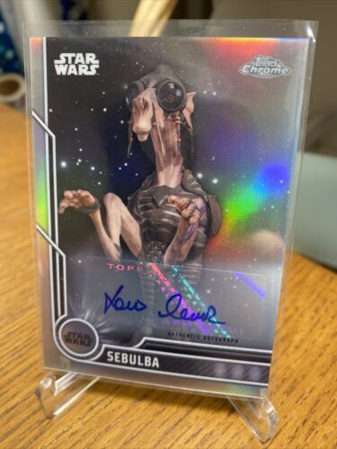 2023 Topps Chrome Star Wars Refractors #62 Sebulba AUTO Lewis Macleod - Picture 1 of 1