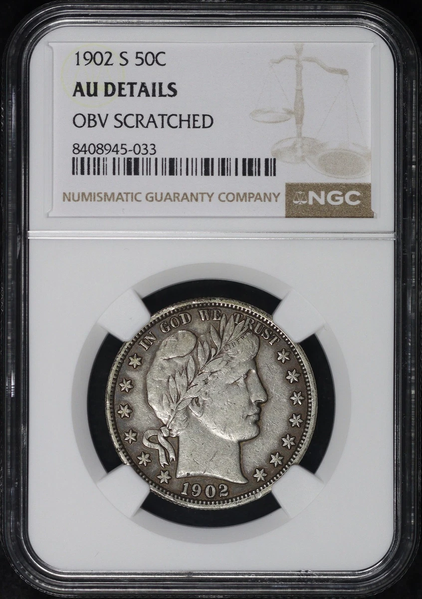 1902 s バーバーハーフダラー銀貨　準特年 1902 Year Barber Half Dollars (1892-1915) for sale | eBay