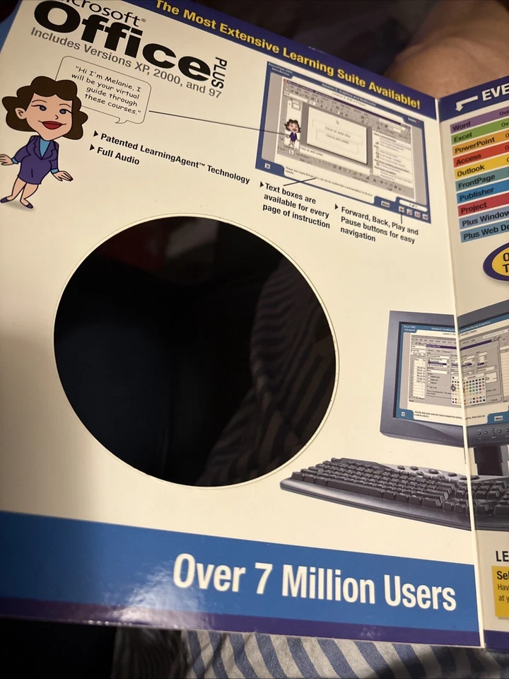 MICROSOFT OFFICE &WINDOWS Plus, Mega caja, FULL ENGL VERs, 03,XP y 2000 = NUEVO Foto 3 de 4