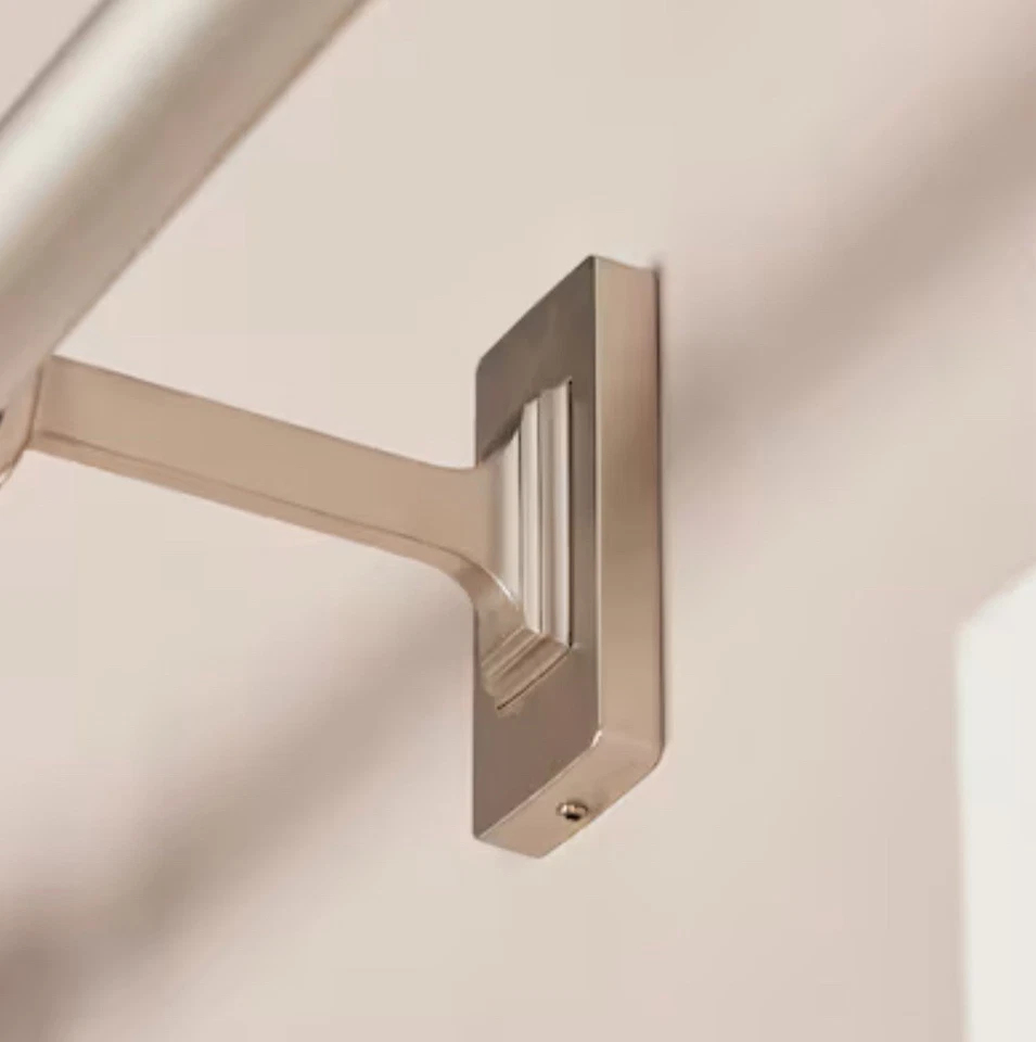 Allen + roth 2Pack матовый никель цинк одиночный занавес стержень кронштейн #5184150 1377R - Изображение 4 из 4