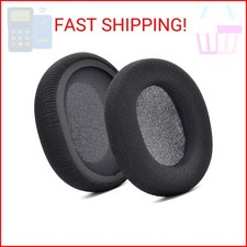 Arctis 3/5 / 7/9 Replacement Black Fabric Ear Pads Cushion Compatible with Steel