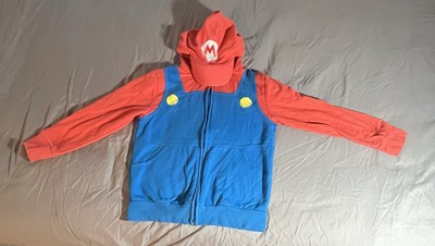 Universal Studios Hollywood Super Nintendo World Mario Hoodie YOUTH Size Large