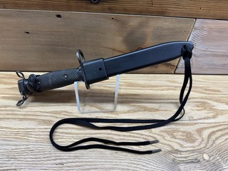 PREOWNED USED US Military M7 Fixed Blade Knife with M10 Sheath