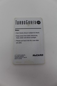 TurboGrafx-16 HuCard World Court Tennis HuCard Only Tested Working