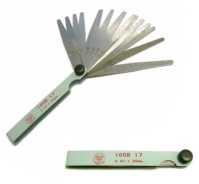 VENTIL EINSTELL LEHRE 0.02-1.00 mm für AGM BAOTIAN REX JONWAY YIYING LINTEX ZNEN