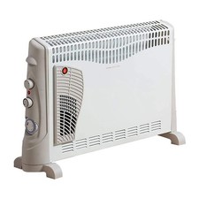 Daewoo 2000W Convector Heater With Turbo Function 3 Heat Settings - White