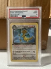 2000 POKEMON ROCKET 1ST EDITION #22 DARK DRAGONITE-NON HOLO PSA 9