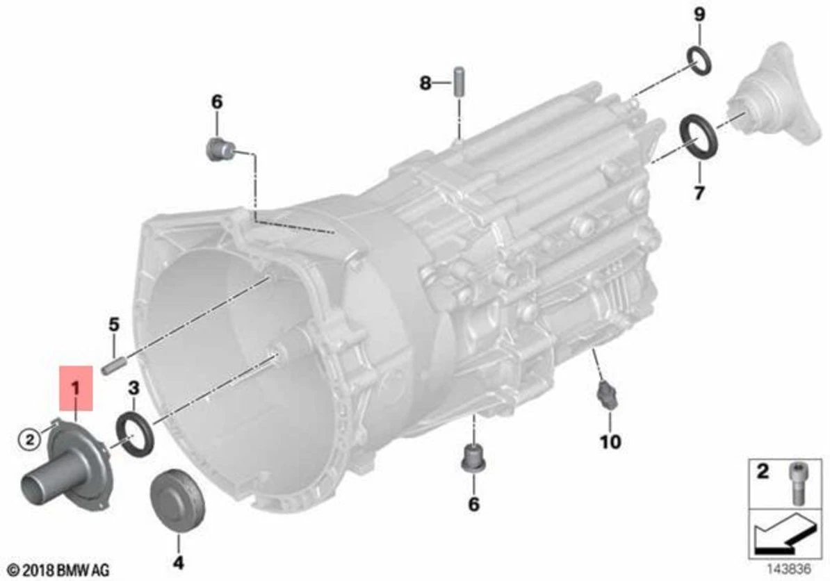 BMW Release Bearing 23117537909-/-23-11-7-537-909-/