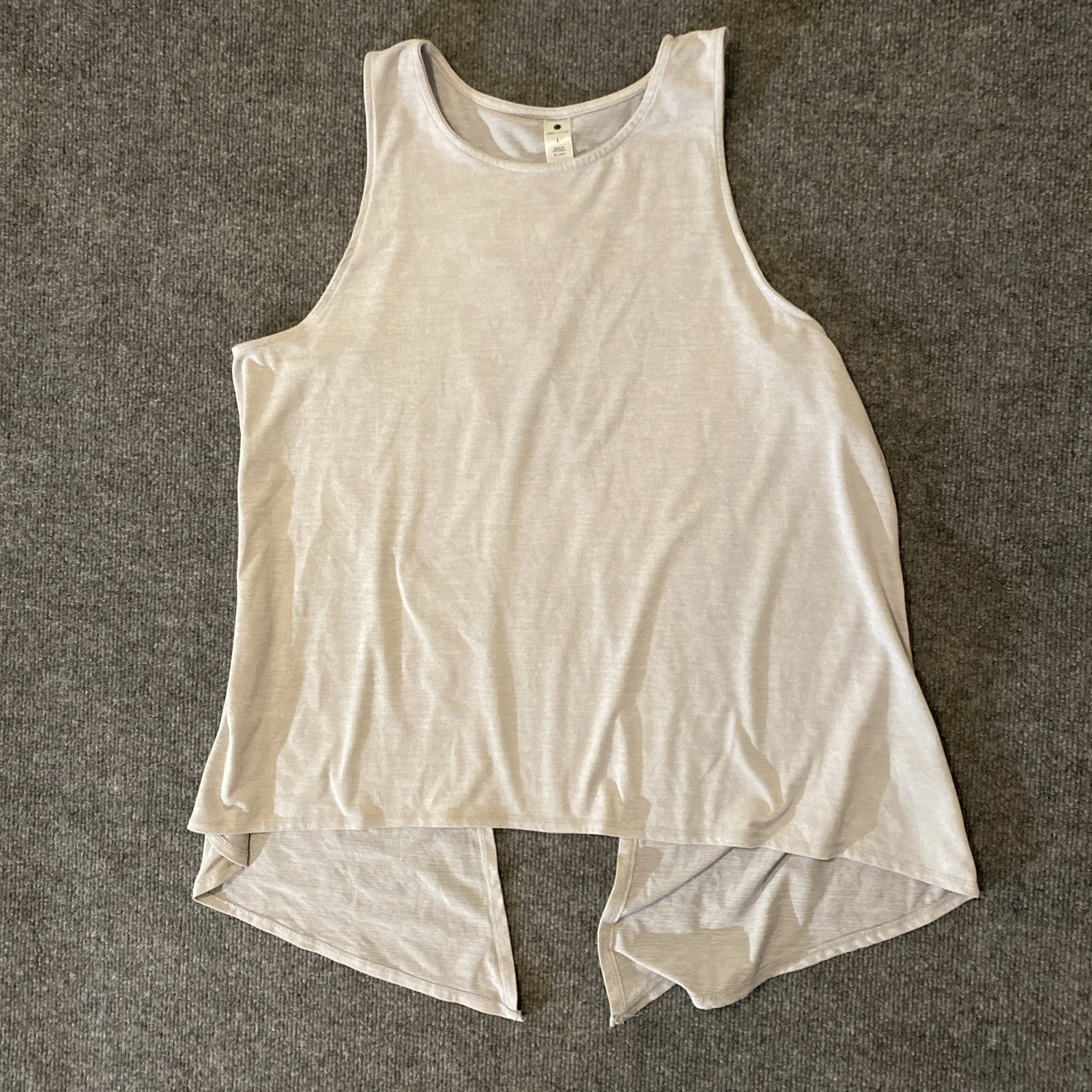 yogalicious top split back asymmetrical gym yoga workout shirt
