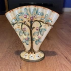 Weller Pottery Voile Flared Apple Tree Fan Vase 1920's