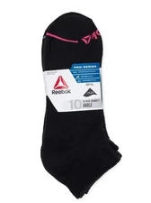 Reebok® Women's Pro Series Performance Lightweight Ankle Socks, 10-Pack  BLACK