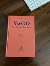 Kopp/Schenke Verwaltungsgerichtsordnung (VwGO) Kommentar 30. Auflage 2024