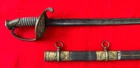 Civil War U.S. 1850 Non-Regulation Staff & Field Officer Sword w Broken Scabbard
