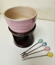 [Good condition] Le Creuset ❤️Mini fondue set Valentine's limited edition