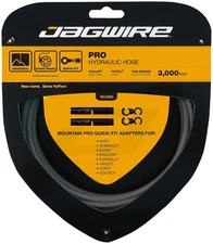 Jagwire Pro Hydraulic Disc Brake Hose Kit 3000mm | Ice Gray Reinforced, Tefzel