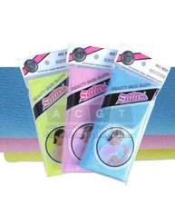 Salux Nylon Japanese Beauty Skin Bath Wash Cloth/towel 2 Blue AND PINK