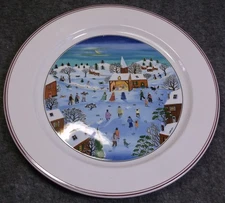 VILLEROY & BOCH NAIF CHRISTMAS 12.5" INCH  PLATTER