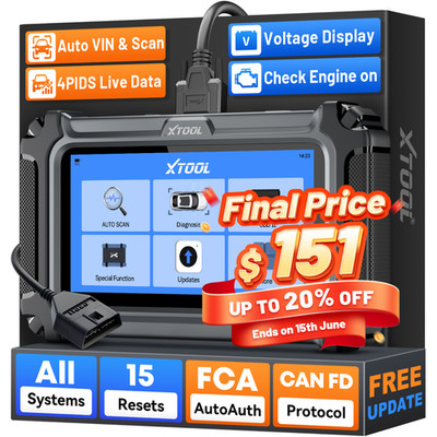 2026 XTOOL D6 Auto All System Diagnostic Scanner Code Reader 15+Service AutoAuth