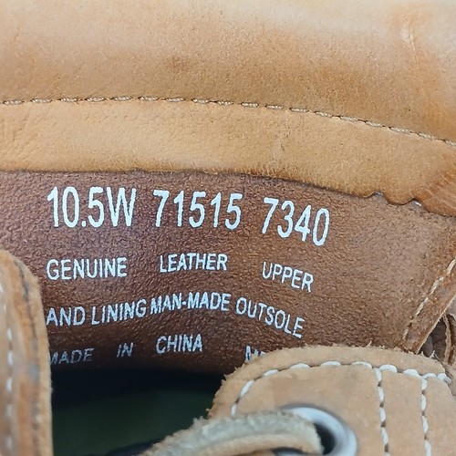Timberland 71515 Deck Boat Shoes US10.5 UK9.5 Leather Brown Designer RMF07-ER - Picture 7 of 9