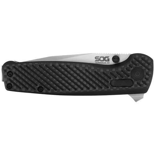SOG Knives Terminus XR Lock Black Carbon Fiber G-10 S35VN Stainless TM1025-BX - Picture 3 of 4
