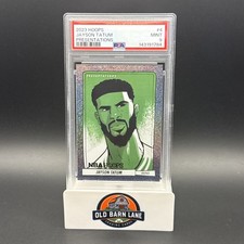 2023-24 Panini Nba Hoops Premium Stock - Presentations Jayson Tatum #4 PSA 9
