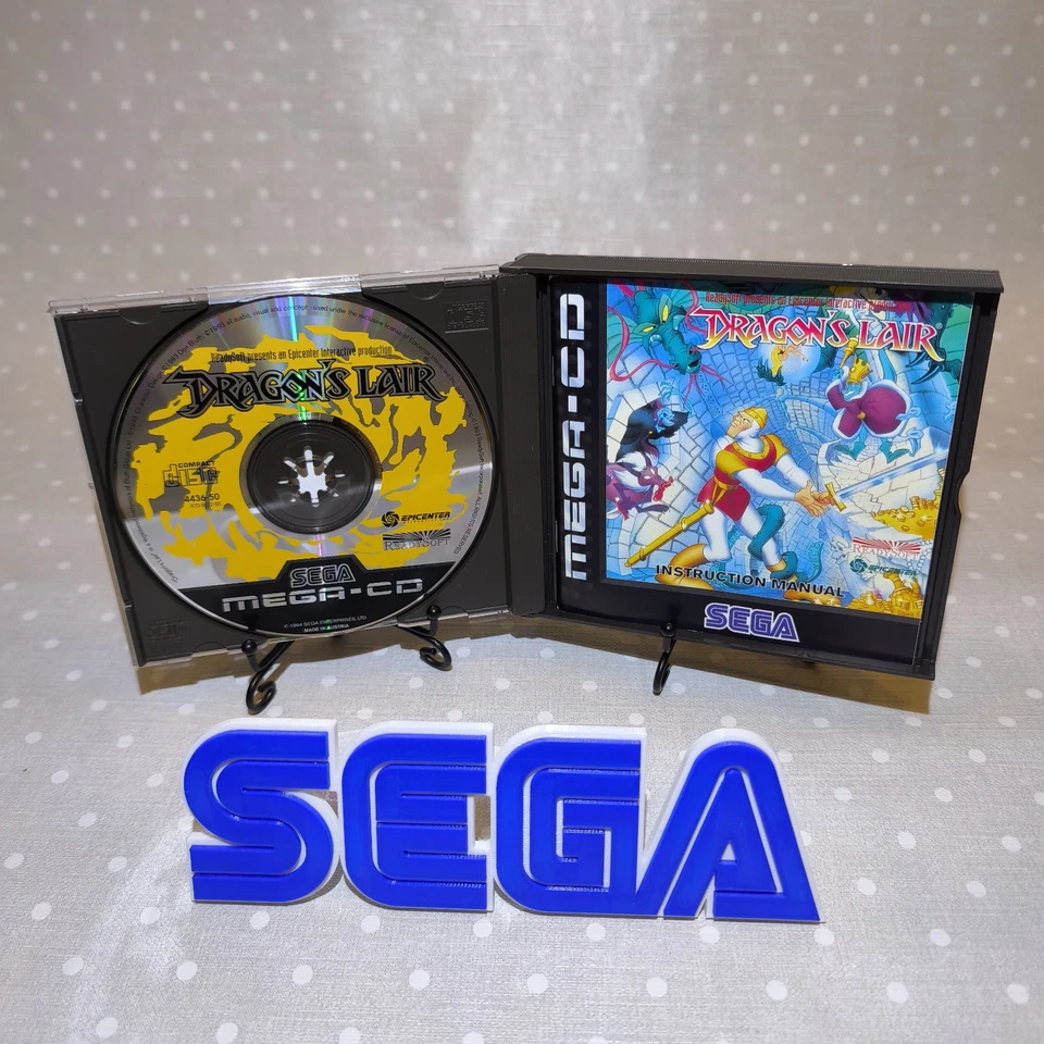Dragon's Lair Sega Mega CD - OVP, getestet , vollständig & sehr guter Zustand - Bild 3 von 4