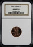 2005-D Lincoln Cent 1c NGC MS66 RD