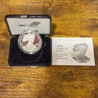 2025-W 1 oz American Silver Eagle W/Box & COA ***RARE ORIGINAL COIN***