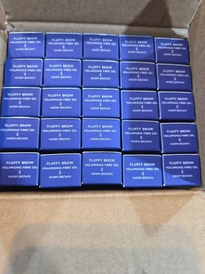 25 x Eyeko London Fluffy Brow Fiber Gel 2 Warm BROWN Full Size Lot Casepack - Image 1 of 4