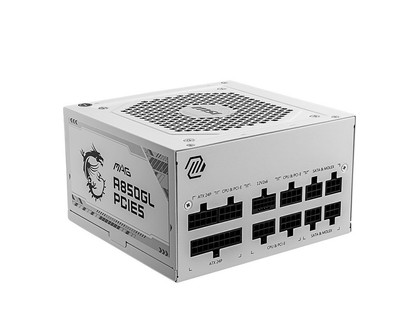 4711377115391 Modular power supply MAG A850GL PCIE5 850W 80PLUS GOLD white MSI