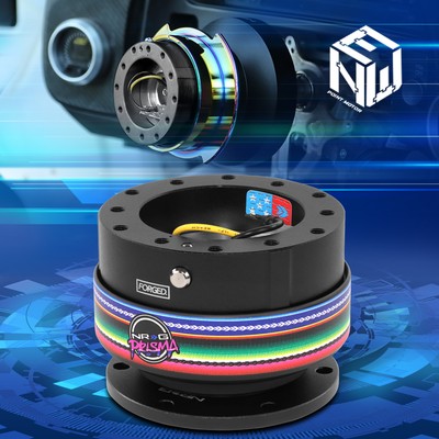 NRG SRK-200BK-MEXICALI Aluminnum 6-Hole Steering Wheel Quick Release Adapter