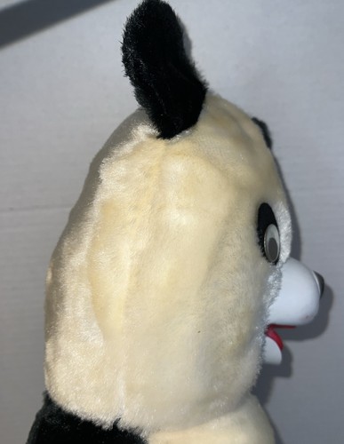 Vintage Panda Plüschtier Stofftier Glockengeräusch 26 Zoll Gummi Gesicht Karneval Plüsch - Bild 5 von 7