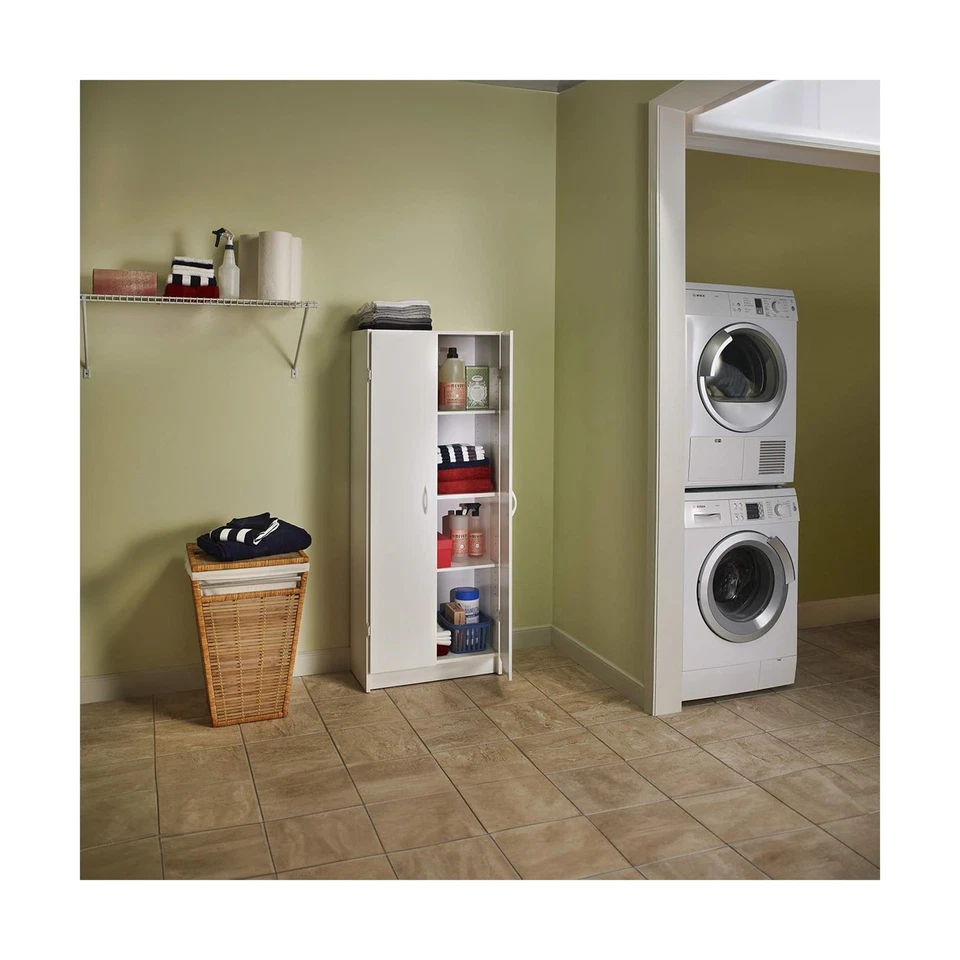 Armario despensa ClosetMaid armario con 2 puertas, estantes ajustables, de pie... Foto 2 de 4