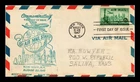 DR JIM STAMPS US COVER AIR MAIL 15C STATUE OF LIBERTY FIRST DAY ISSUE SCOTT C35