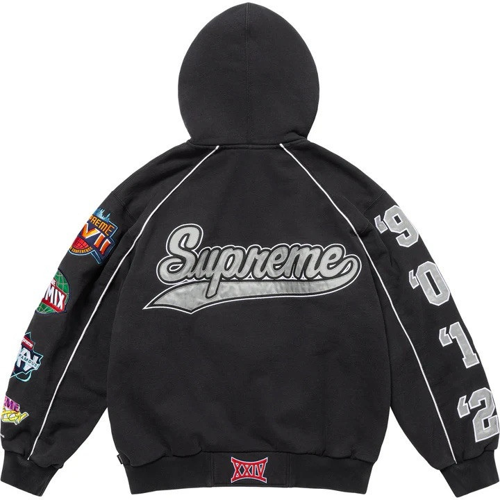 Size Large - Supreme SS25 Playoffs Zip Up Hooded Sweatshirt Size Large - Supreme SS25 Playoffs Zip Up Hooded Sweatshirt