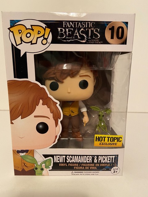 Funko Pop Newt Scamander & Pickett #10 Hot Topic Exclusive Fantastic Beasts | eBay
