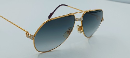 1 Paar CR39 Sonnenbrillen Gläser Neu UV400 für Cartier Vendome Santos Gr. 56/59 - Bild 2 von 7