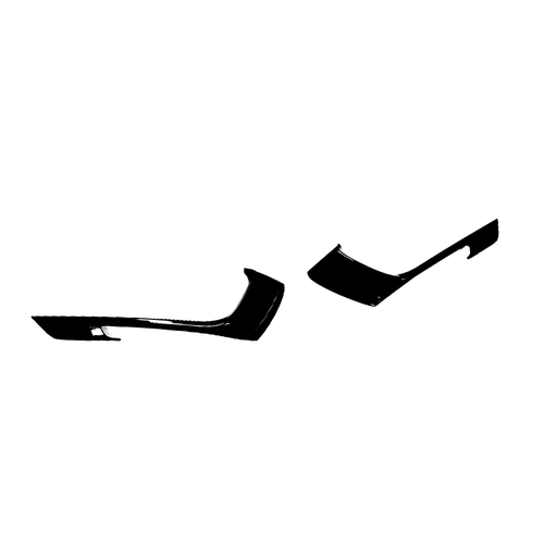 Glanz Schwarz Front Stoßstange Vent Canards Für Porsche 718 Boxster Cayman 16-19 - Bild 6 von 11