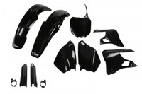 Kunststoff Verkleidung Kit Full Yamaha YZ 125 - 250 2005 Schwarz Ufo Plast